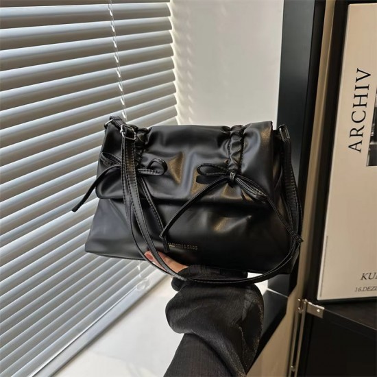 SHWL2730 Fashion 4-Color Underarm Shoulder Bag Personalized Bow Large Capacity Street Photography Outdoor Women's Crossbody SHWL2730 Fashion 4-Color Underarm Shoulder Bag Personalized Bow Large Capacity Street Photography Outdoor Women's Crossbody